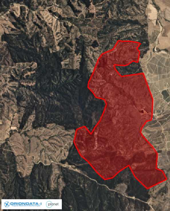 paredones chile incendio burn-scar
