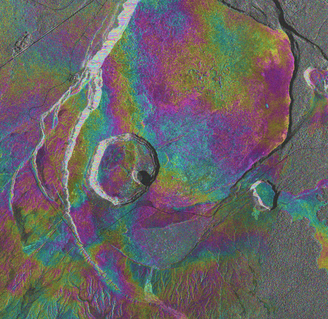 kompsat5 volcan Kilauea