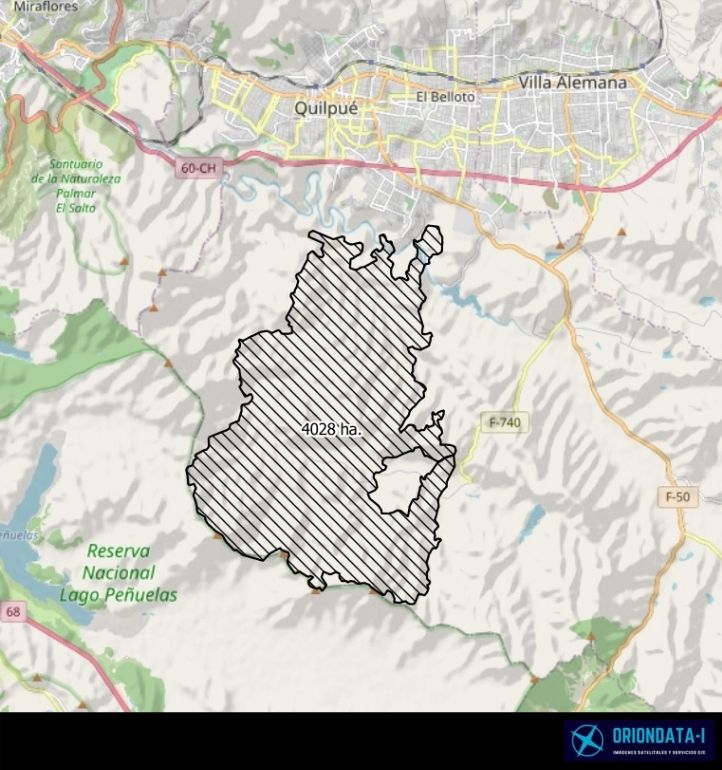 Oriondata Internacional Incencio 15 de Enero 2021 Quilpué Reserva Nacional Peñuelas 5
